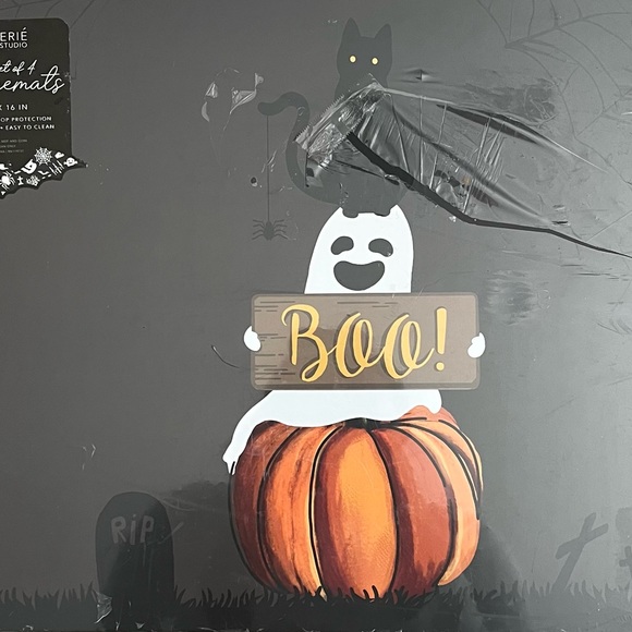 Coterié Studio 4pc Set Heat Resistant Cork Backed Placemats 16"x12" - Picture 2 of 6